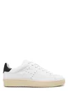 Hogan Leather Sneakers With Perforated Round Toe In White