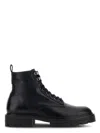 Hogan H673 Combact Boots Shoes In Black