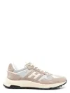 Hogan Men's Suede And Smooth Leather Hyperlight Sneakers In Beige