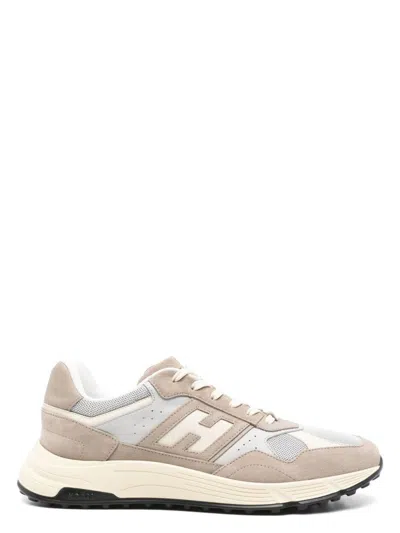 HOGAN MEN'S HYPERLIGHT - SUEDE AND CANVAS SNEAKERS