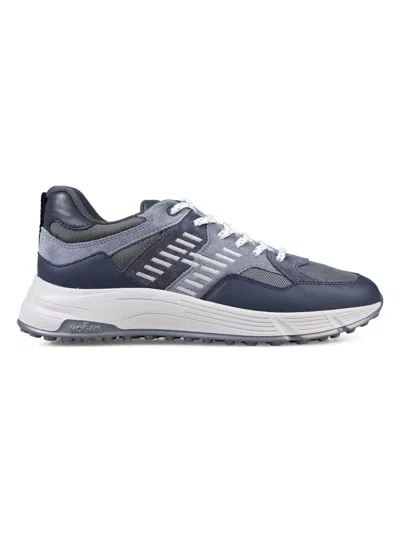 Hogan Men's Hyperlight Lace Up Sneakers In Blue
