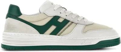 Hogan H630 Sneakers Mit Logo-patch In White