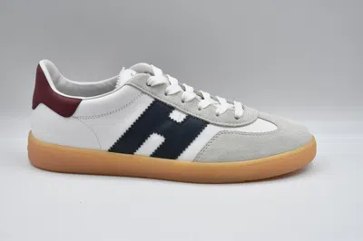 Hogan Cool Leather Sneakers With Nappa And Suede Inserts In White