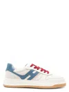 Hogan Panel Stitched Sneakers Perforated Toebox In White
