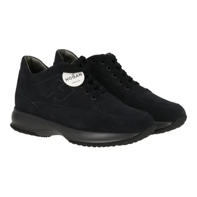 Hogan Mens Dark Navy Sneaker In Black