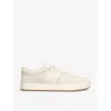 Hogan Smooth And Suede Leather H-tv Sneakers In White