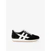 Hogan Suede H671 Allacciato Sneakers In Blk/white