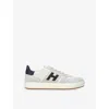 Hogan Lightweight Leather And Mesh Athletic Sneakers In White
