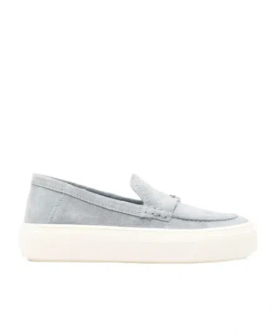 Hogan Metal Trim Loafers In White