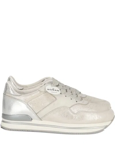 Hogan Metallic-effect Sneakers In Multi