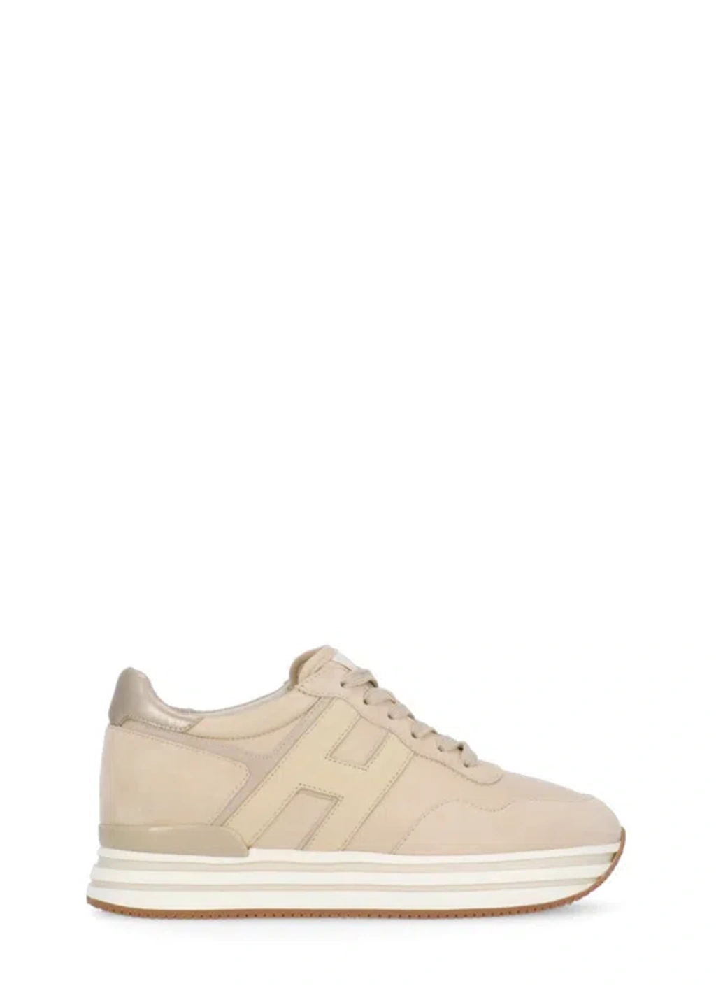 H483 MIDIプラットフォームスニーカー Hogan H483 Midi Platform lace-up Sneakers | Grey | FARFETCH AZ