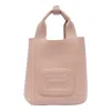 Hogan Mini Bag With 2 Handles And Removable Strap In Beige