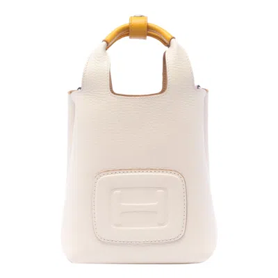 Hogan Mini  H-bag In Ivory