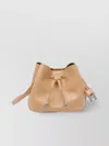 Hogan Mini Kenya Bucket Bag With Adjustable Strap In Neutrals