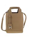Hogan Mini Logo-charm Tote Bag In Neutral