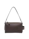 Hogan Mini  Script Bauletto Bag In Brown