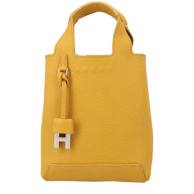 Hogan Mini Shopping Bag In Yellow