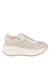 Hogan Minimalist Sneakers With Light Beige Upper In Multi