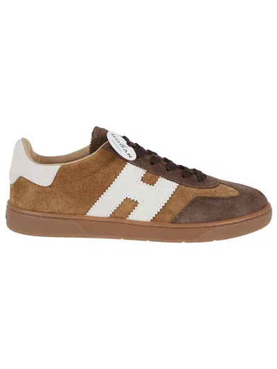HOGAN MIXED NAPPA LEATHER SNEAKERS