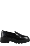 HOGAN MODERN BLACK PATENT LEATHER LOAFER FOR WOMEN