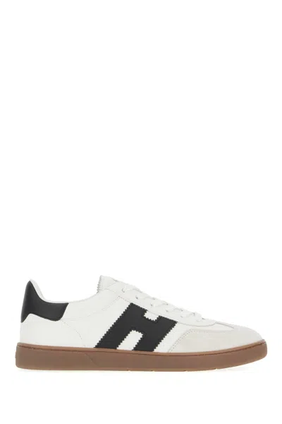 Hogan Multicolor Leather Cool Sneakers In White
