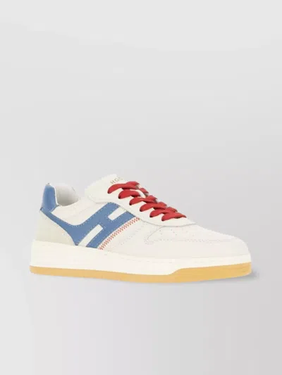 Hogan Multicolor Suede And Leather Sneakers H630