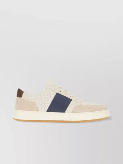 Hogan Multicolor Suede And Leather Sneakers H668 In Neutrals