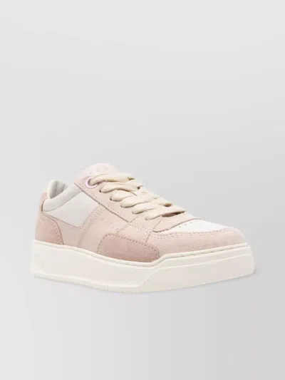 HOGAN NAPPA AND SUEDE SNEAKERS