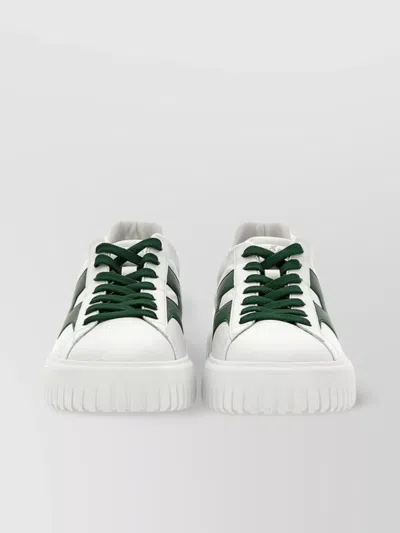Hogan H-stripes Sneakers In Weiss