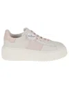 Hogan H-stripes Allac.fascia Logo Sneakers In Grey