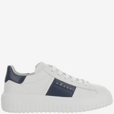 Hogan Navy Blue Logo Sneakers