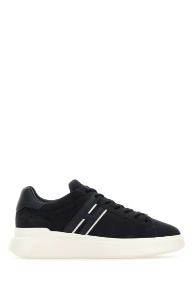 HOGAN NAVY BLUE LOGO SNEAKERS