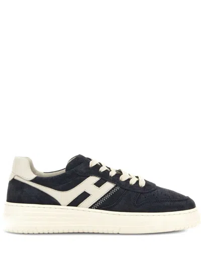 HOGAN NAVY BLUE LOGO SNEAKERS