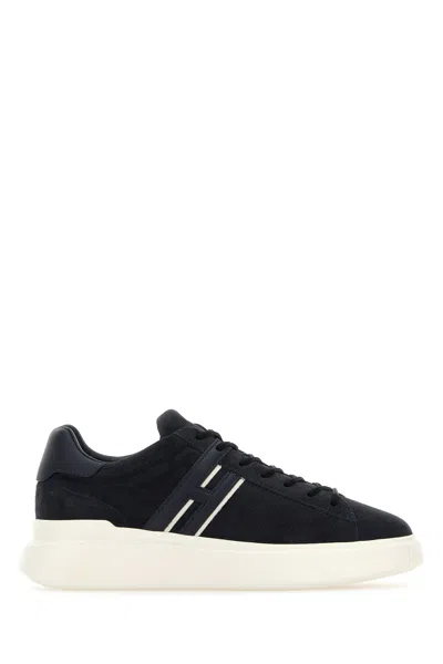 Hogan Navy Blue Suede H580 Sneakers