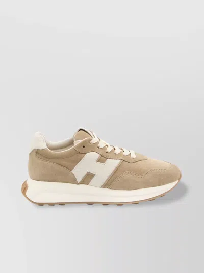 HOGAN NUBUCK SIDE SUEDE LEATHER SNEAKERS