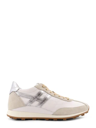 Hogan Athletic Suede Sneakers In Neutral