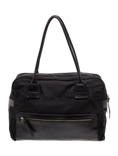 Pre-owned Hogan Nylon Tote In Blue