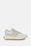 Hogan High-top Sneakers Suede Inserts In Blue