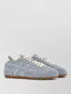Hogan Olympia Suede Sneakers Signature Rubber Sole In Gray