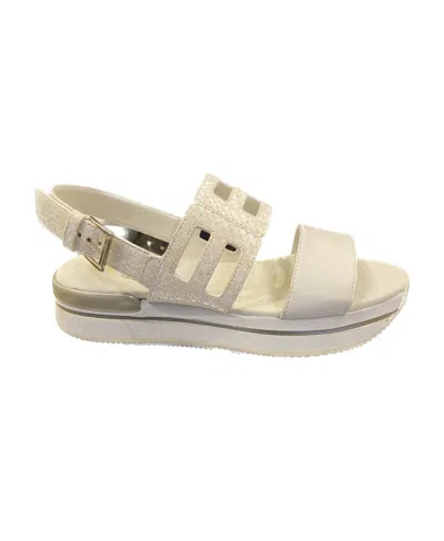 Hogan Open-toe Sandals In Nude