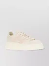 Hogan Low Top Leather Sneakers With Platform Sole