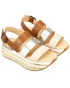 Hogan Panelled Platform Sandals In Multi