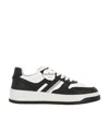 Hogan H630 Sneakers With Rubber Sole And Perforated Detailing In Black