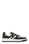 Hogan Panelled Design Leather Sneakers In Multi