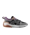 Hogan Panelled Lace-up Sneakers In Black