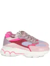 Hogan Panelled Lace-up Sneakers In Multi