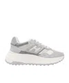 Hogan Low Top Sneakers With Suede And Leather In White