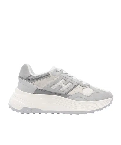 HOGAN HOGAN PANELLED LACE-UP SNEAKERS