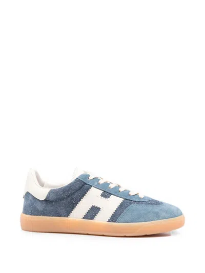 Hogan Cool Leather Sneakers In Black