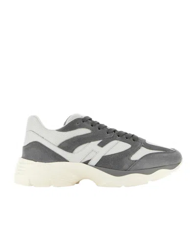 HOGAN HOGAN H LOGO PATCH PANELLED SNEAKERS